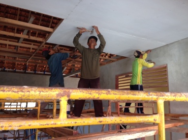 plafond afwerken - september 2015